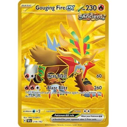 Gouging Fire ex - 214/162 214 - SV05 Temporal Forces Holofoil