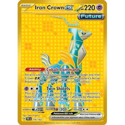 Iron Crown ex - 216/162 216 - SV05 Temporal Forces Holofoil