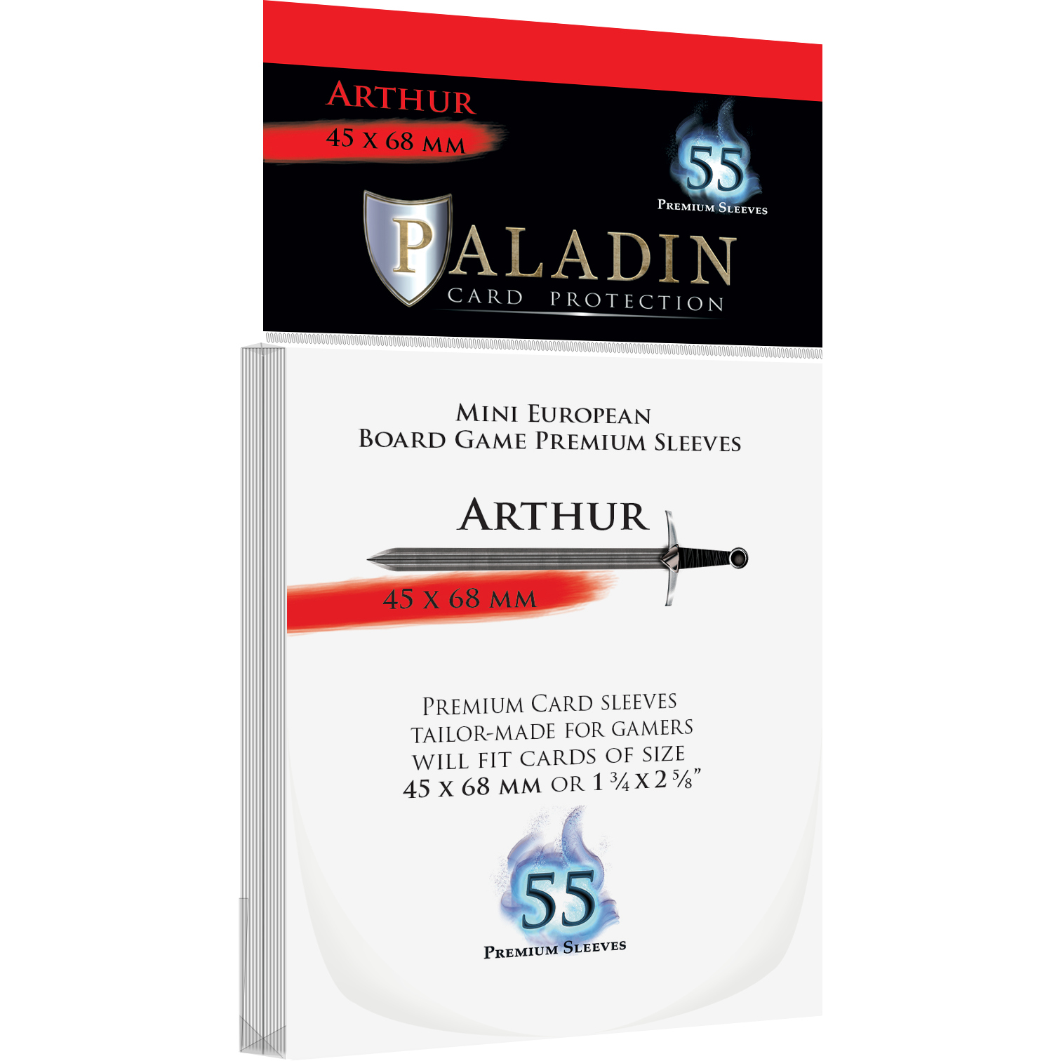 Paladin Card Protectors - Clear Gloss Regular Size: Ragnar – 54x86mm