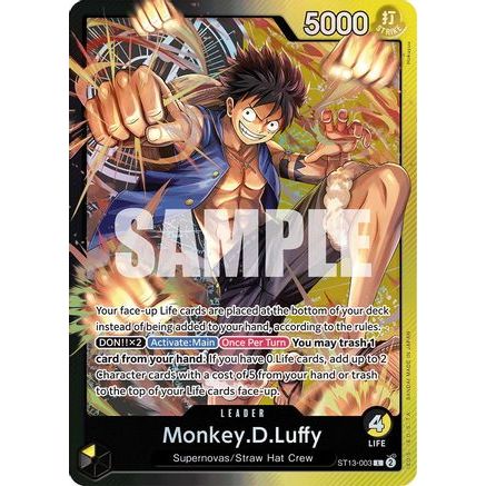 Monkey.D.Luffy (003) (ST13-003) - Ultra Deck: The Three Brothers Foil