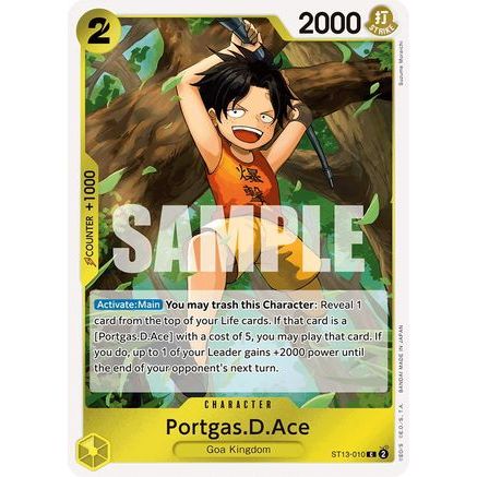 Portgas.D.Ace (010) (ST13-010) - Ultra Deck: The Three Brothers Foil