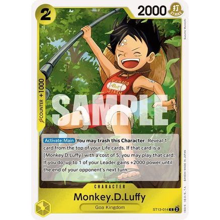 Monkey.D.Luffy (014) (ST13-014) - Ultra Deck: The Three Brothers Foil