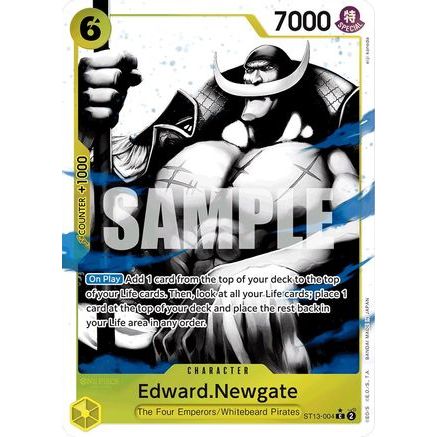 Edward.Newgate (Parallel) (ST13-004) - Ultra Deck: The Three Brothers Foil