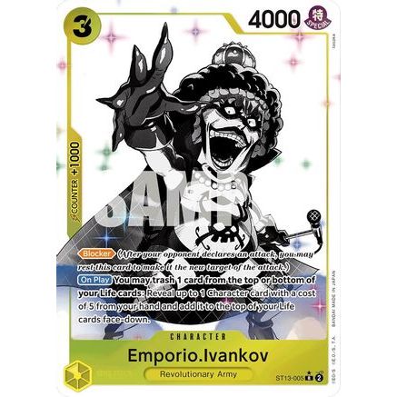 Emporio.Ivankov (Parallel) (ST13-005) - Ultra Deck: The Three Brothers Foil