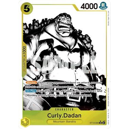 Curly.Dadan (Parallel) (ST13-006) - Ultra Deck: The Three Brothers Foil