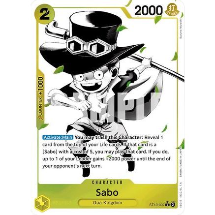 Sabo (007) (Parallel) (ST13-007) - Ultra Deck: The Three Brothers Foil
