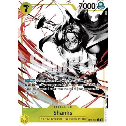 Shanks (Parallel) (ST13-009) - Ultra Deck: The Three Brothers Foil