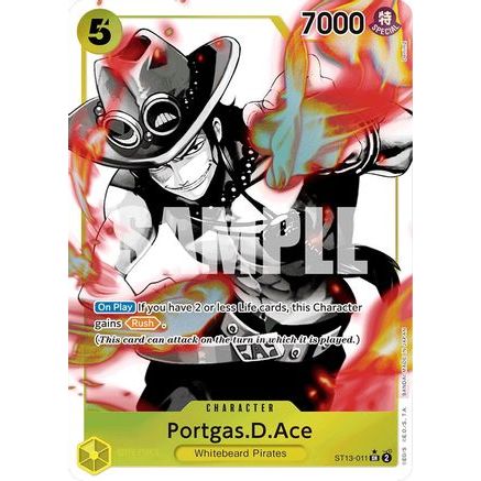 Portgas.D.Ace (011) (Parallel) (ST13-011) - Ultra Deck: The Three Brothers Foil