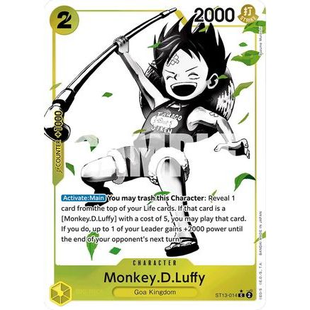 Monkey.D.Luffy (014) (Parallel) (ST13-014) - Ultra Deck: The Three Brothers Foil