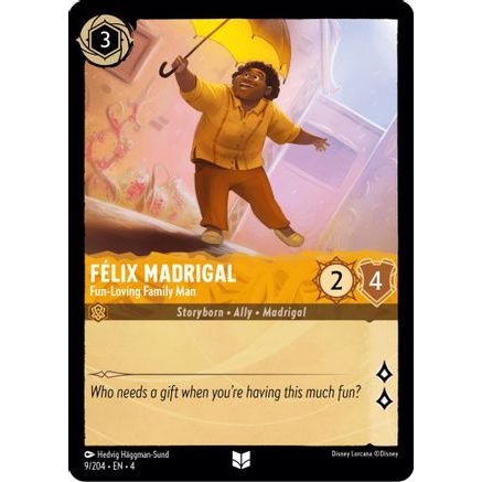 Felix Madrigal - Fun-Loving Family Man (9/204) - Ursulas Return Cold Foil