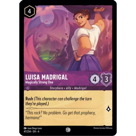 Luisa Madrigal - Magically Strong One (47/204) - Ursulas Return Cold Foil