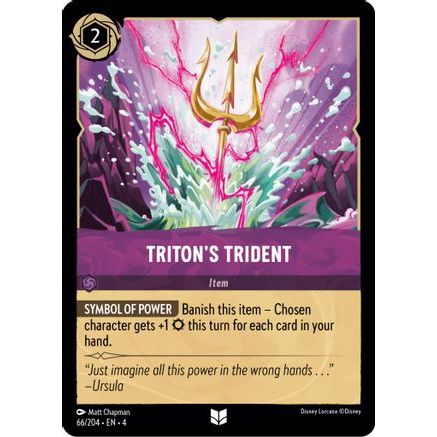 Triton's Trident (66/204) - Ursulas Return Cold Foil