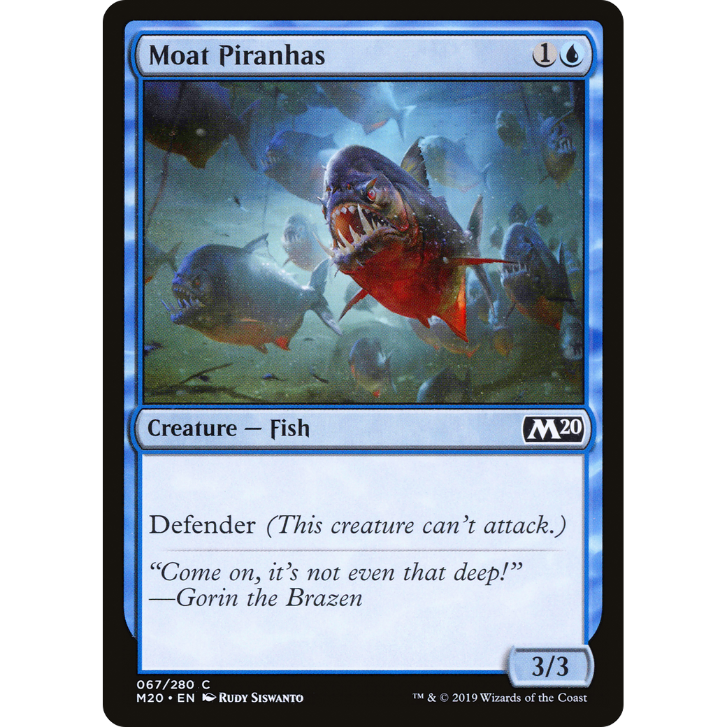 Moat Piranhas (M20-067) - Core Set 2020