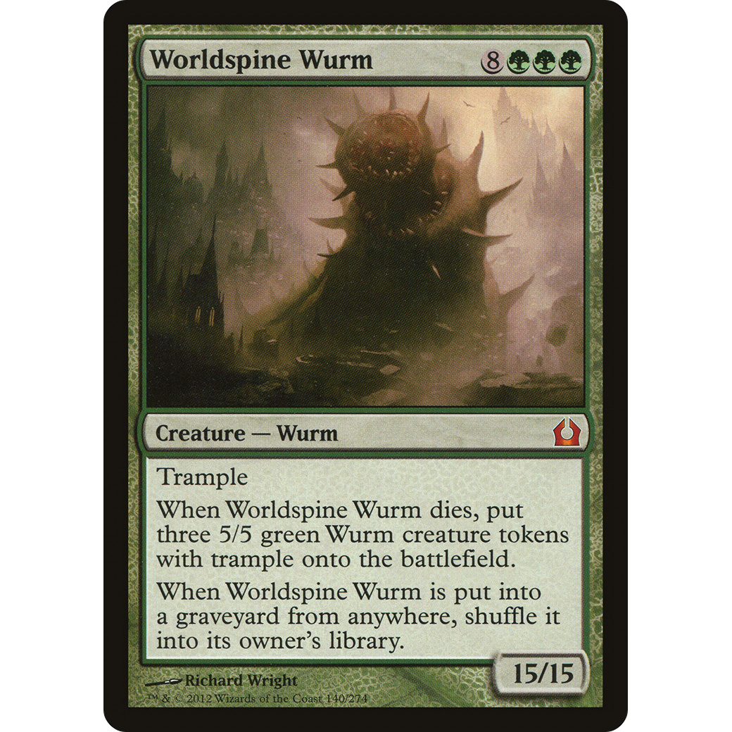 Worldspine Wurm (RTR-140) - Return to Ravnica