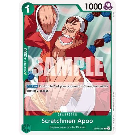 Scratchmen Apoo (EB01-015) - Extra Booster: Memorial Collection Foil