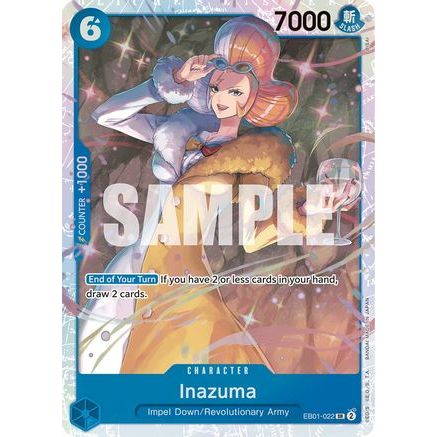 Inazuma (EB01-022) - Extra Booster: Memorial Collection Foil