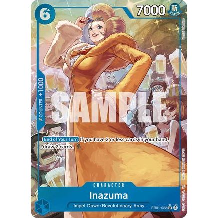 Inazuma (Alternate Art) (EB01-022) - Extra Booster: Memorial Collection Foil