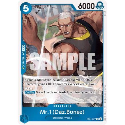 Mr. 1 (Daz.Bonez) (EB01-027) - Extra Booster: Memorial Collection Foil
