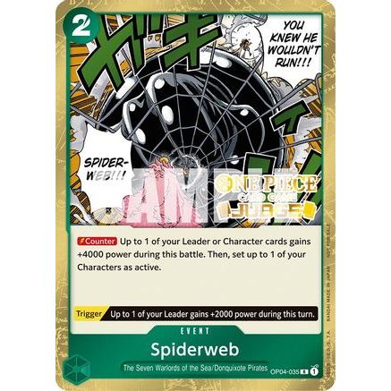 Spiderweb (Judge Pack Vol. 3) (OP04-035) - One Piece Promotion Cards Foil