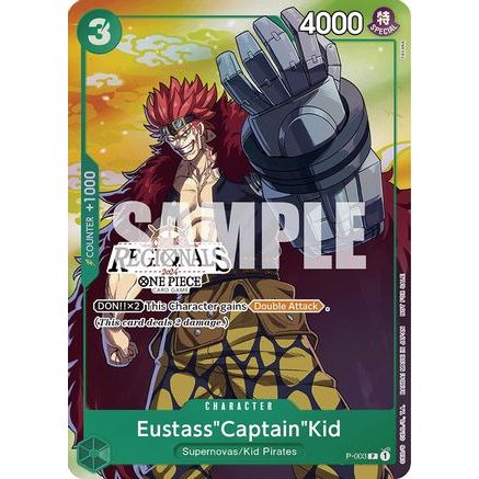 Eustass"Captain"Kid (Online Regional 2024 Vol. 2) [Participant] (P-003) - One Piece Promotion Cards Foil