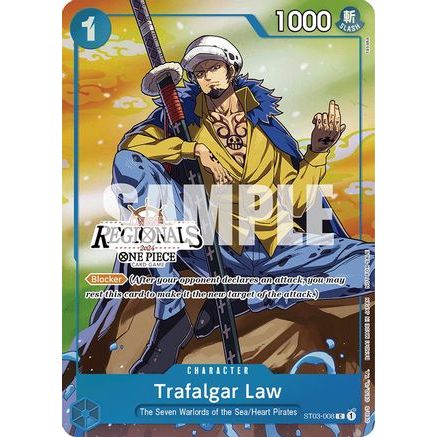 Trafalgar Law (Online Regional 2024 Vol. 2) [Participant] (ST03-008) - One Piece Promotion Cards Foil