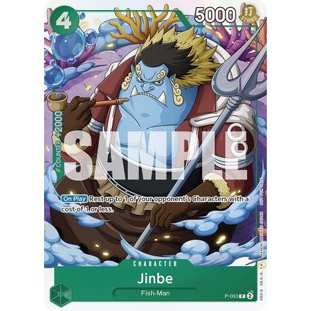 Jinbe (Event Pack Vol. 4) (P-063) - One Piece Promotion Cards Foil