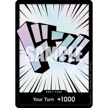 DON!! Card (3D Text) - One Piece Promotion Cards Foil