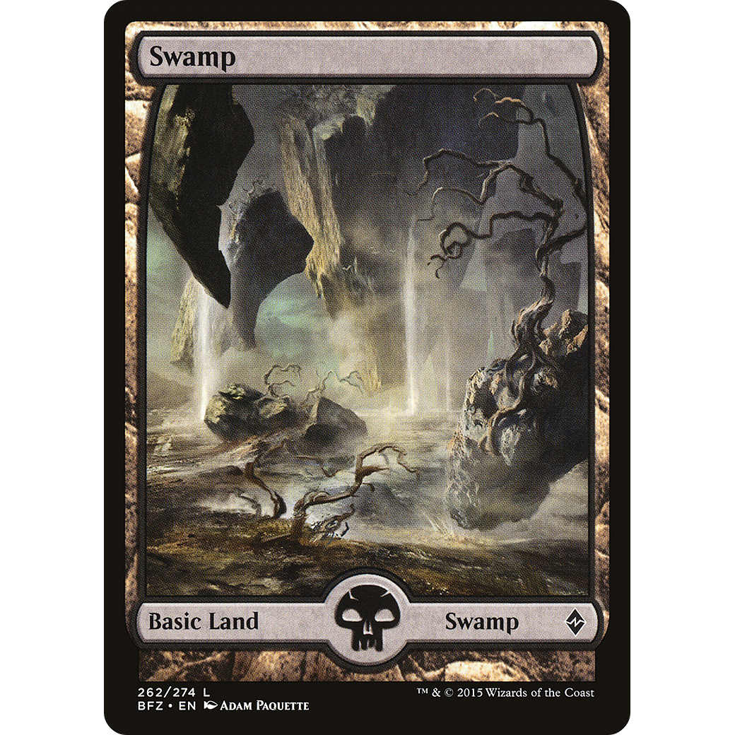 Swamp (262) - Full Art (BFZ-262) - Battle for Zendikar
