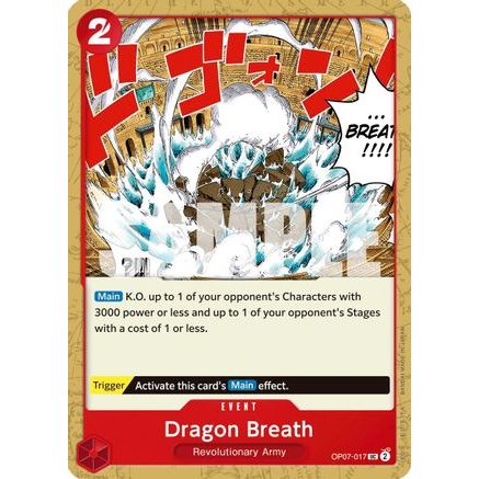 Dragon Breath (OP07-017) - 500 Years in the Future