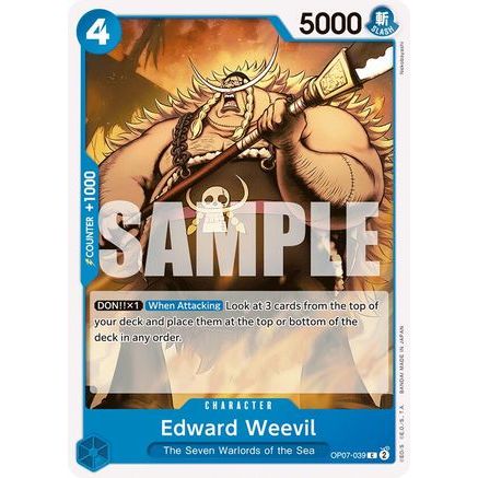 Edward Weevil (OP07-039) - 500 Years in the Future