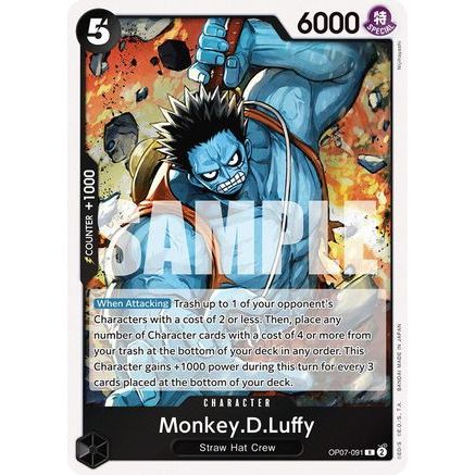 Monkey.D.Luffy (091) (OP07-091) - 500 Years in the Future Foil
