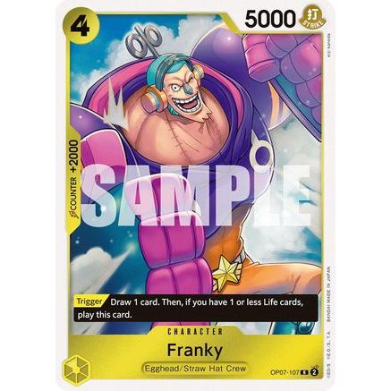 Franky (OP07-107) - 500 Years in the Future Foil