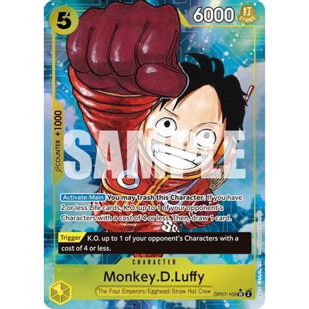 Monkey.D.Luffy (109) (Parallel) (OP07-109) - 500 Years in the Future Foil