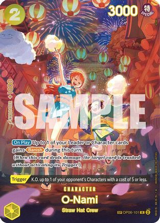 O-Nami (SP) (OP06-101) - 500 Years in the Future Foil