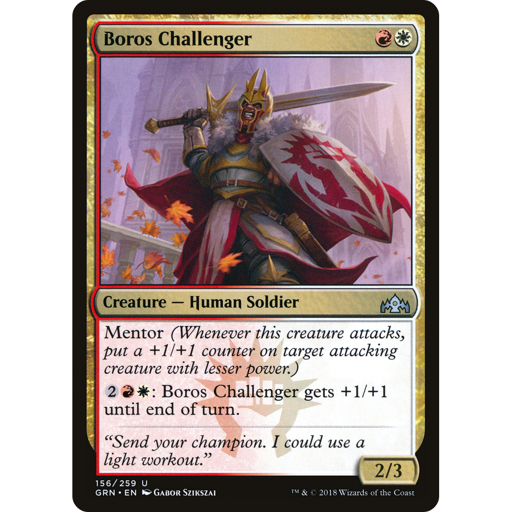 Boros Challenger (GRN-156) - Guilds of Ravnica Foil