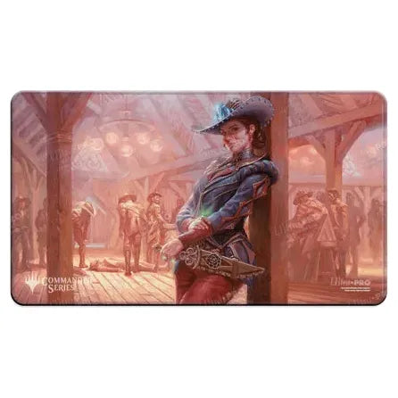 Magic The Gathering: Outlaws of Thunder Junction: Stitched Edge Playmat - Marchesa, Dealer of Death