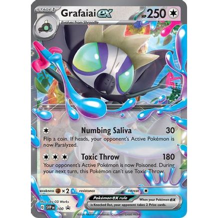Grafaiai ex - 100 100 - SV Scarlet & Violet Promo Cards Holofoil