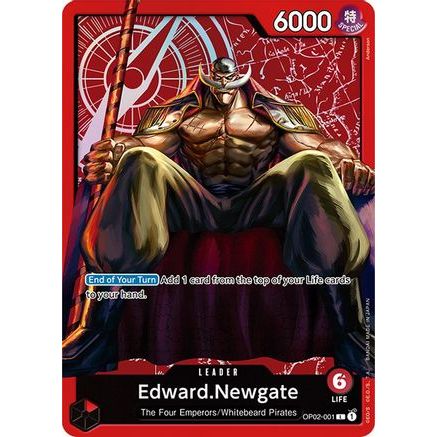 Edward.Newgate (Special Goods Set -Former Four Emperors-) (OP02-001) - One Piece Promotion Cards Foil