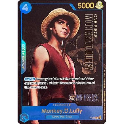 Monkey.D.Luffy (055) (Premium Card Collection -Live Action Edition-) (P-055) - One Piece Promotion Cards Foil