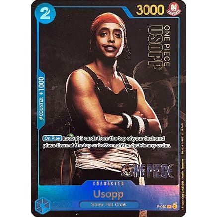 Usopp (Premium Card Collection -Live Action Edition-) (P-049) - One Piece Promotion Cards Foil