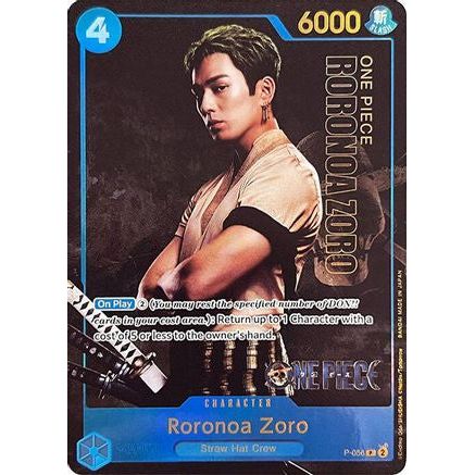 Roronoa Zoro (Premium Card Collection -Live Action Edition-) (P-056) - One Piece Promotion Cards Foil