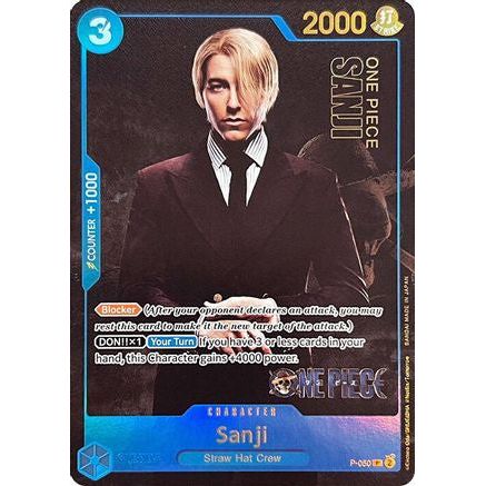 Sanji (Premium Card Collection -Live Action Edition-) (P-050) - One Piece Promotion Cards Foil