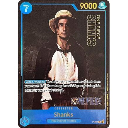 Shanks (Premium Card Collection -Live Action Edition-) (P-051) - One Piece Promotion Cards Foil