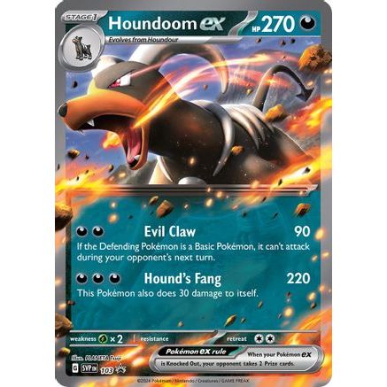 Houndoom ex - 103 103 - SV Scarlet & Violet Promo Cards Holofoil