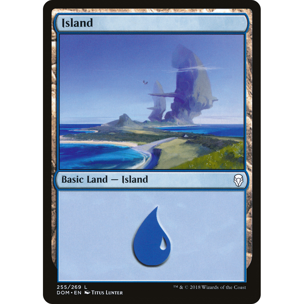Island (255) (DOM-255) - Dominaria