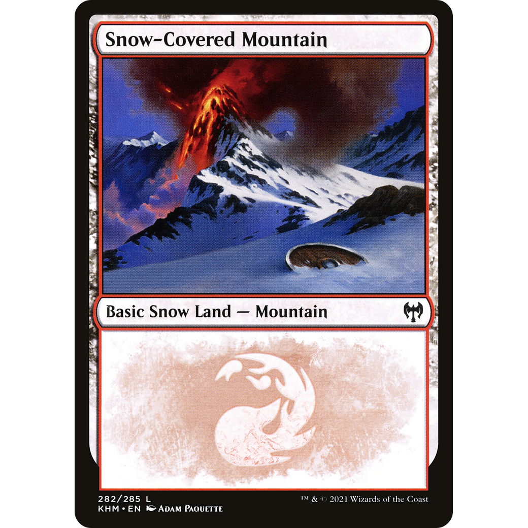 Snow-Covered Mountain (282) (KHM-282) - Kaldheim: (snow) Foil