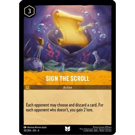 Sign the Scroll (30/204) - Ursulas Return Cold Foil