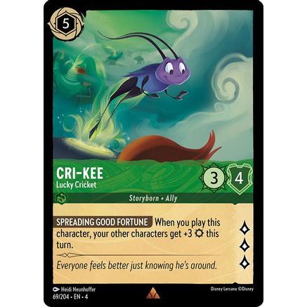 Cri-Kee - Lucky Cricket (69/204) - Ursulas Return Cold Foil