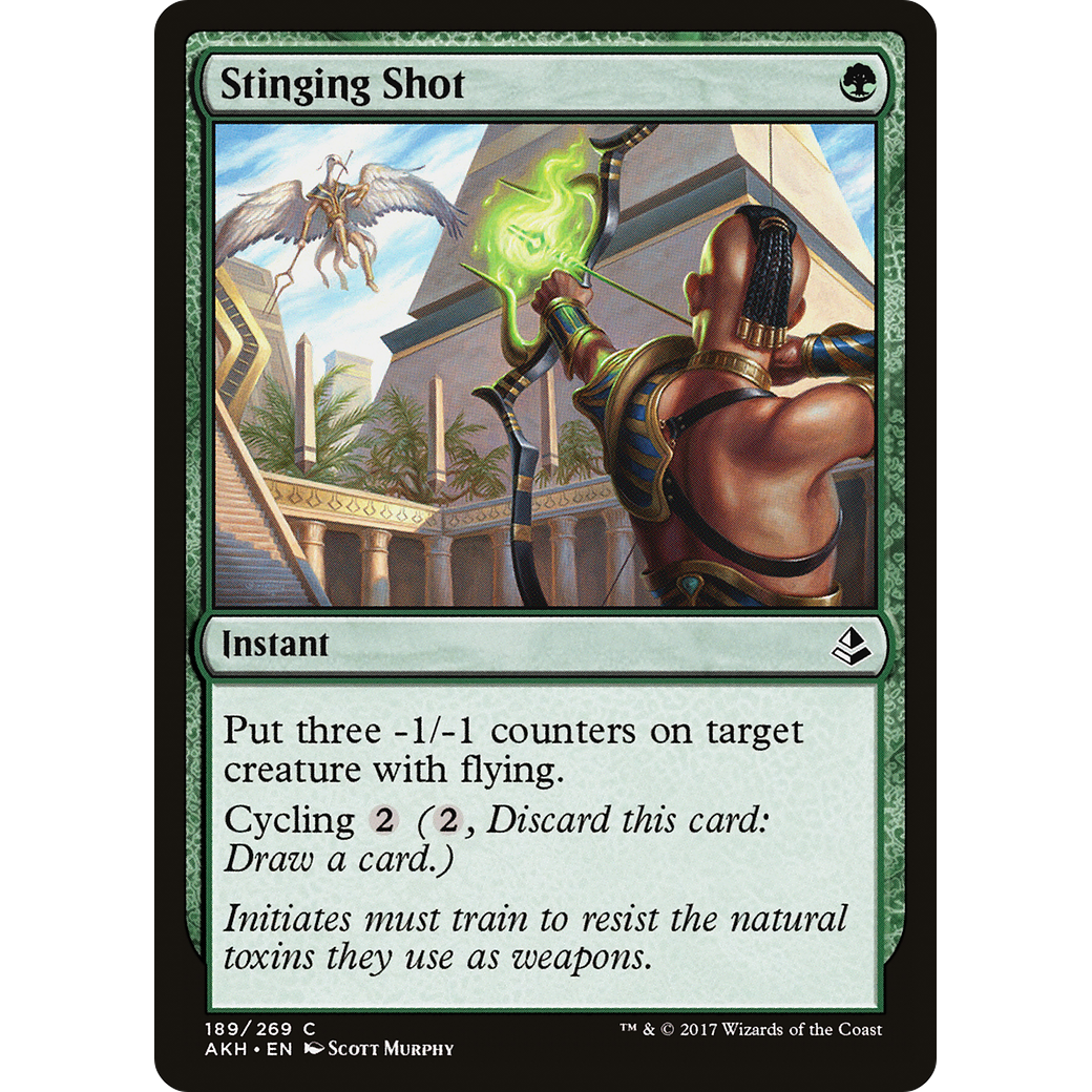 Stinging Shot (AKH-189) - Amonkhet Foil