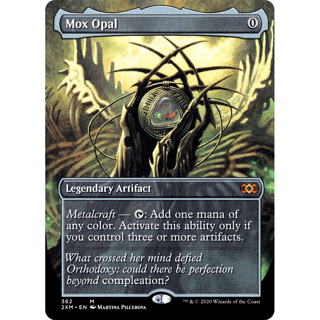 Mox Opal (Borderless) (2XM-362) - Double Masters (Borderless) Foil